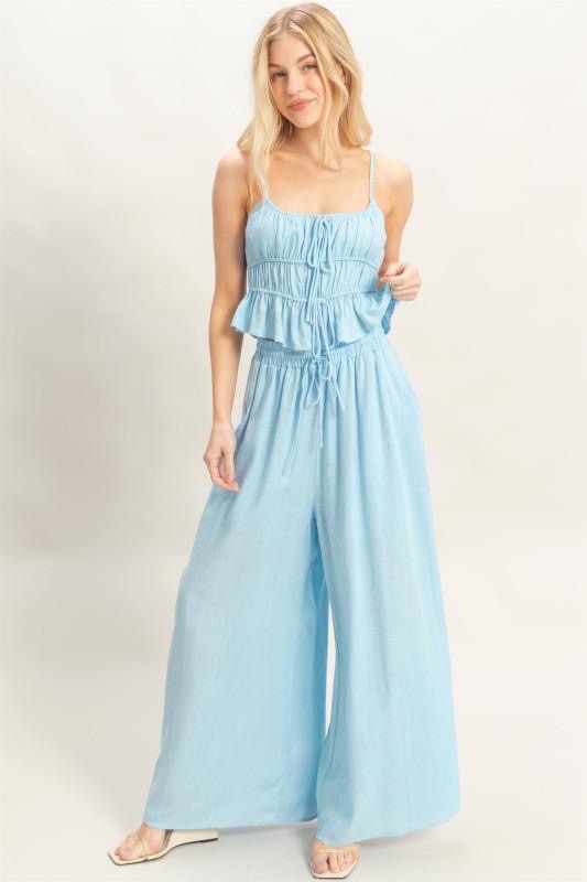 Set Pantalón y Blusa Baby Blue