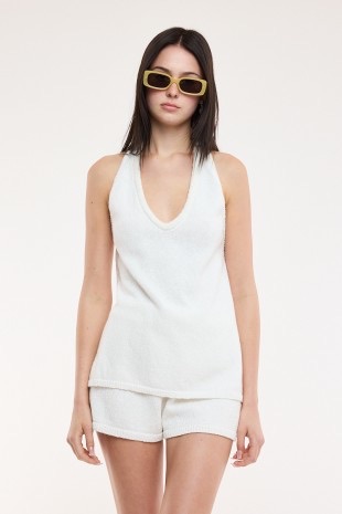 Set Blusa y Short Blanco